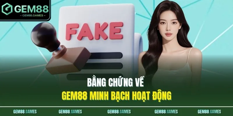 Bằng chứng về GEM88 minh bạch hoạt động